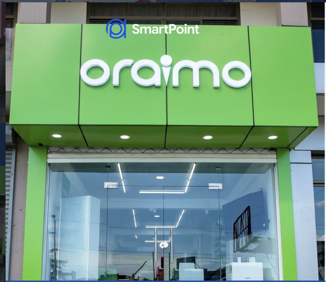 An oraimo shop in Tanzania running SmartPoint